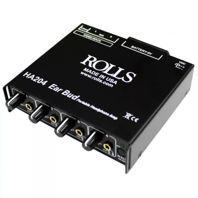 Rolls HA204p 4ch Portable Battery hdph amp