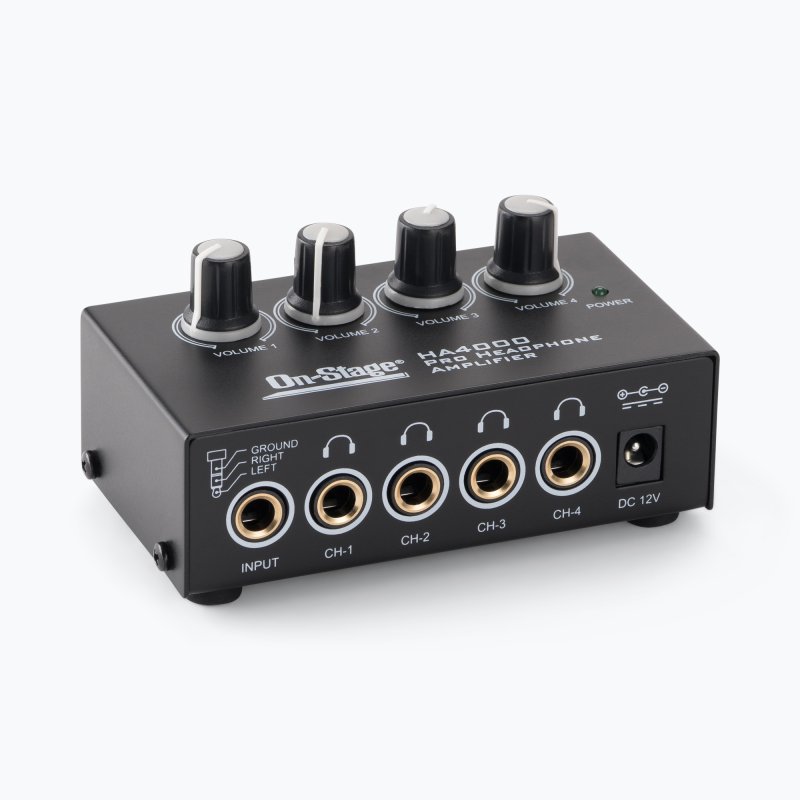 On-Stage TMP-HA4000 Four-Channel Headphone Amp