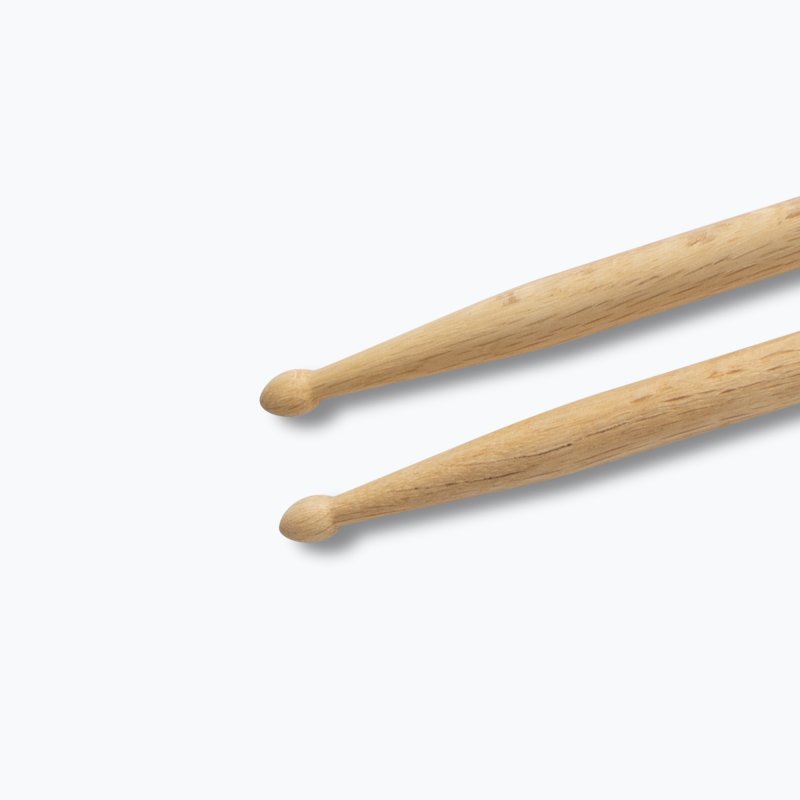 On-Stage TMP-HW5B Hickory Drum Sticks (5B, Wood Tip, 12pr)