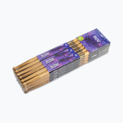 On-Stage TMP-HW5B Hickory Drum Sticks (5B, Wood Tip, 12pr)