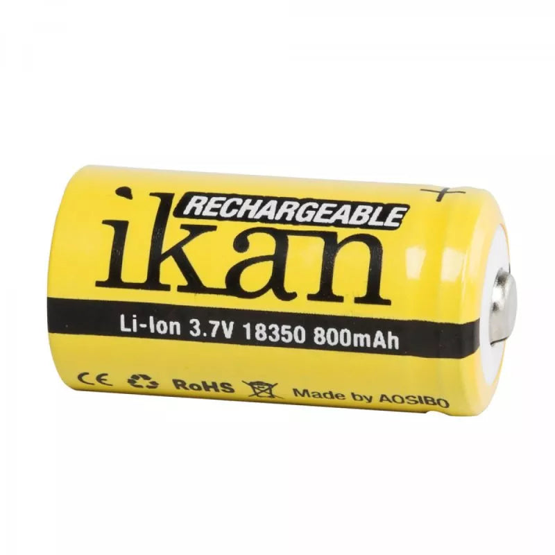 IKAN IB-18350-8 18350, 3.7V, 800mah, Li-Ion Battery
