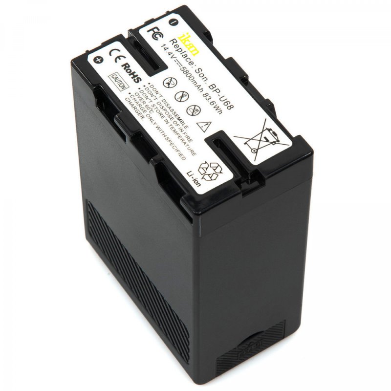 IKAN IBS-U68 High Capacity Sony BP-U Battery