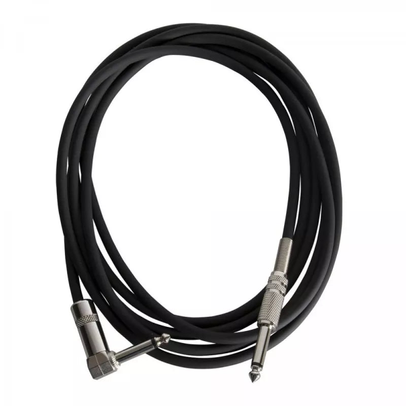 On-Stage TMP-IC-10R Instrument Cable (QTR Right Angle-QTR, 10')