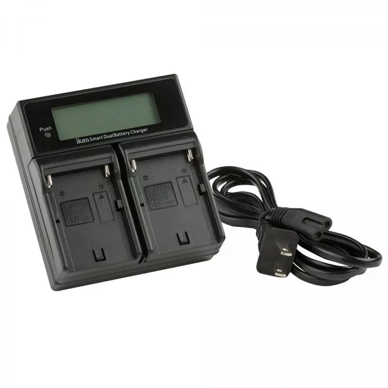 IKAN ICH-KDUAL-L Dual Battery Charger for Sony L-Series Style Batte