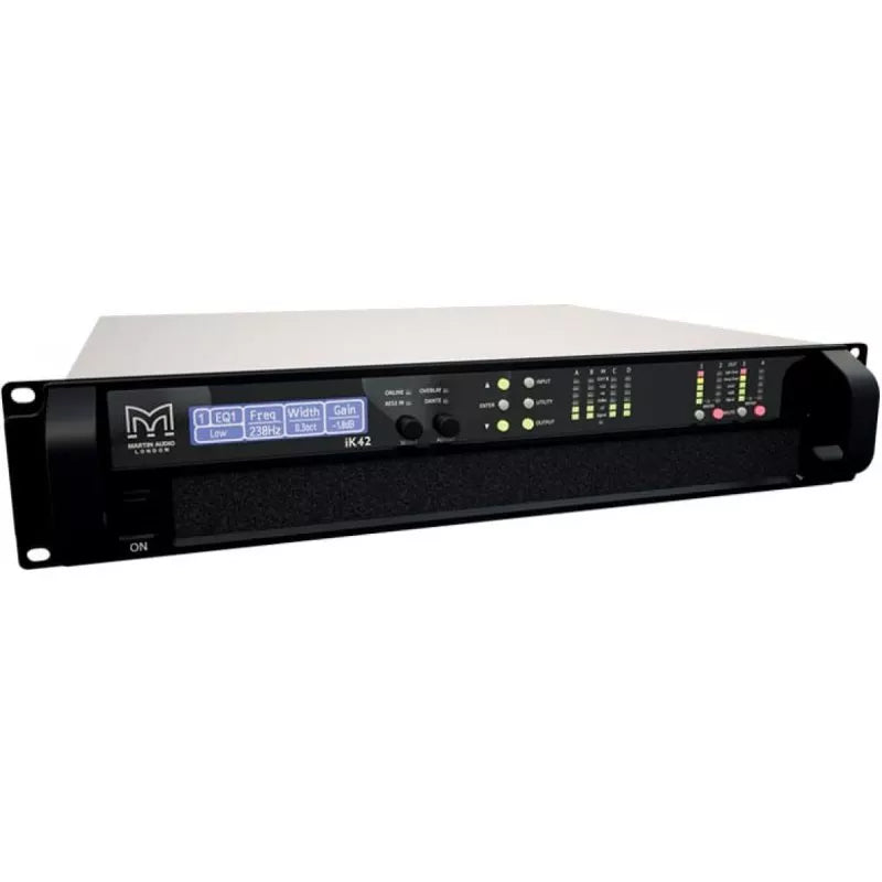 Martin Audio IK42-DANTE 4-ch Power Amp with 4x8 DSP Fr