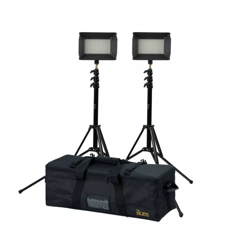 IKAN iLED312-v2-2PT-KIT Kit with 2 X iLED312-v2 flood bicolor lights