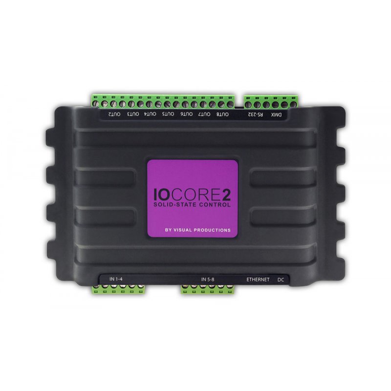 Antari IoCore2 GPI+GPO interface with RS-232 & DMX.