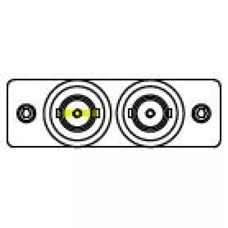 FSR IPS-V120S-BLK Single Ht. 1 BNC White, 1 BNC
