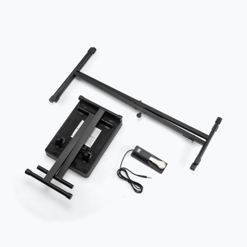 On-Stage TMP-KPK6550 Keyboard Stand and Bench Pack with Keyboard Sustain Pedal