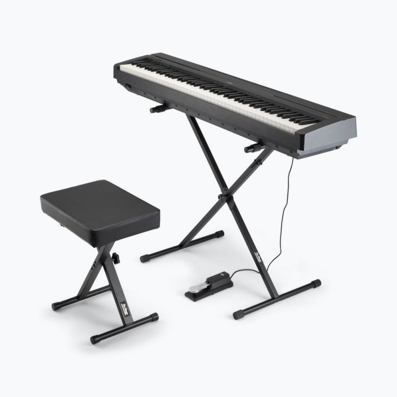 On-Stage TMP-KPK6550 Keyboard Stand and Bench Pack with Keyboard Sustain Pedal