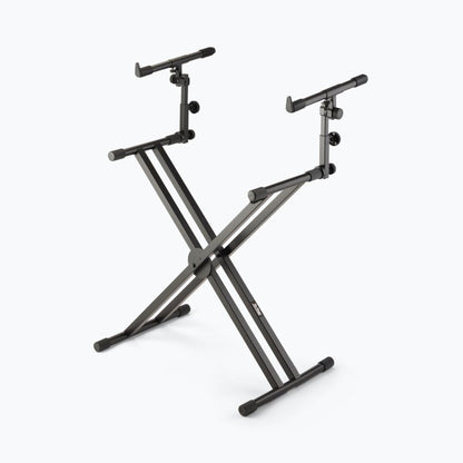 On-Stage TMP-KS7292 Double-X ERGO-LOK Keyboard Stand with Second Tier