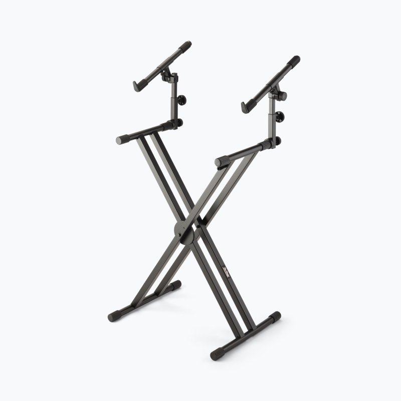 On-Stage TMP-KS7292 Double-X ERGO-LOK Keyboard Stand with Second Tier