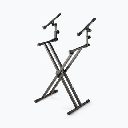 On-Stage TMP-KS7292 Double-X ERGO-LOK Keyboard Stand with Second Tier