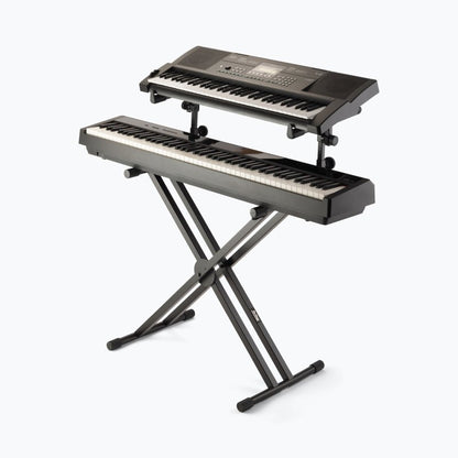 On-Stage TMP-KS7292 Double-X ERGO-LOK Keyboard Stand with Second Tier