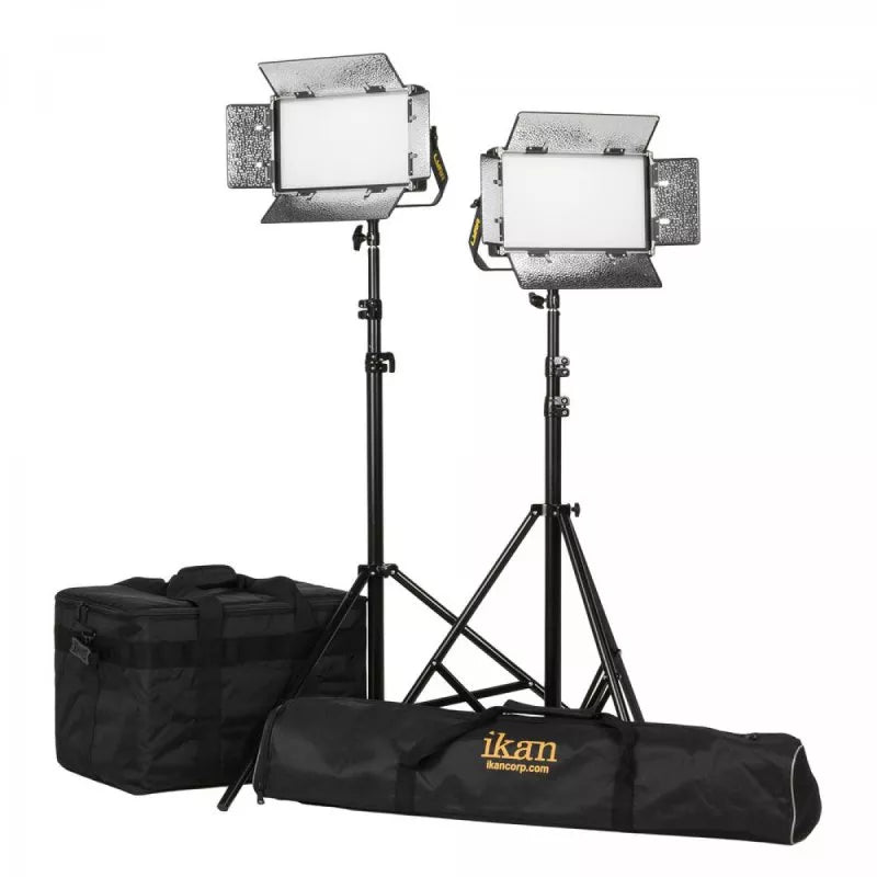 IKAN LB5-2PT-KIT Kit with 2 x Lyra Bi-Color Half x 1 LED Soft Light