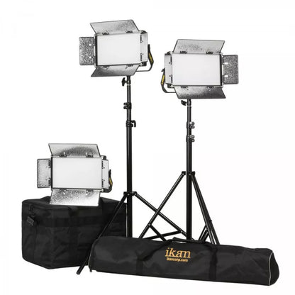 IKAN LB5-3PT-KIT Kit with 3 x Lyra Bi-Color Half x 1 LED Soft Light