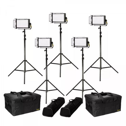 IKAN LB5-5PT-KIT Lyra Bi-Color 5-Point LED Soft Panel Light Kit w/5