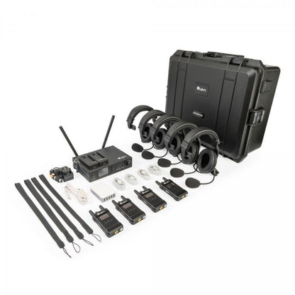 IKAN LIVECOM1000 Wireless Intercom System 1000ft w/ 4 Beltpacks