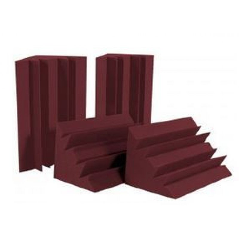 AURACO MEGALENBUR MegaLENRD Series Bass Traps (2-pack, Burgundy)