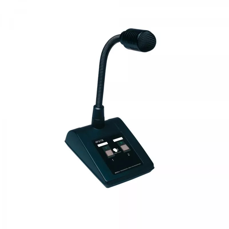 Biamp MICPAT-2 2-Zone paging microphone with