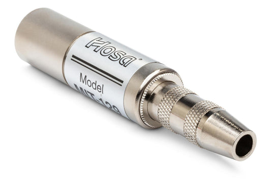 Hosa MIT-129 Impedance Transformer, 1/4 in TS(F) to XLR(M)