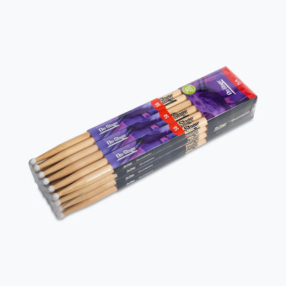 On-Stage TMP-MN5A Maple Drum Sticks (5A, Nylon Tip, 12pr)