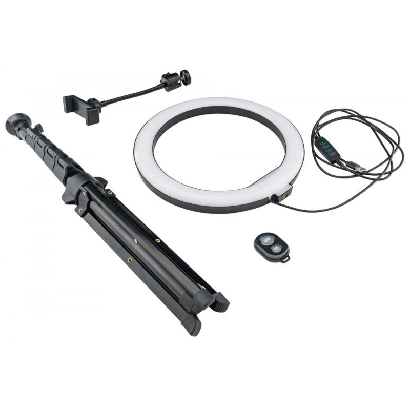 Mackie mRING-10 10" 3-Color Ring Light Kit with Stand and Remote