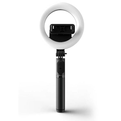 Mackie mRING-6 6" Battery-Powered Ring Light with Convertible Selfie Stick/Stand and Remote