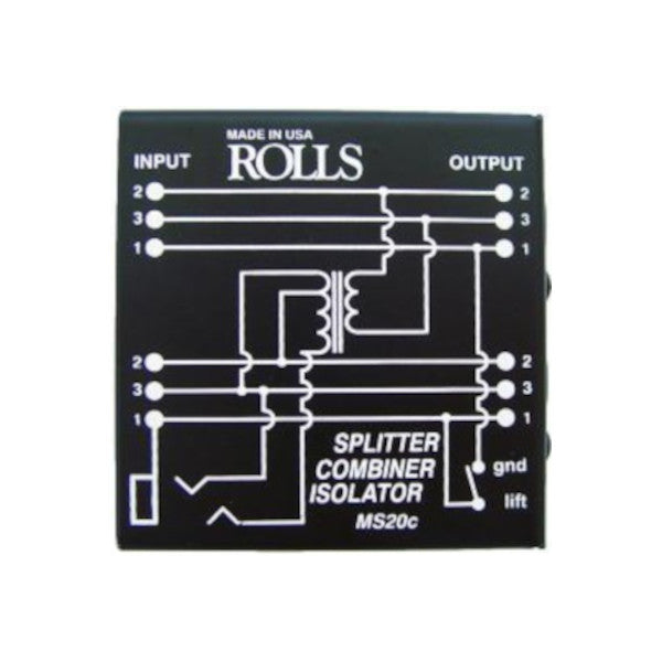 Rolls MS20c Microphone Splitter/Combiner/Isolator