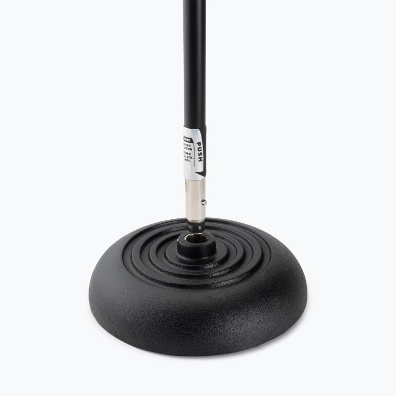 On-Stage TMP-MS7201QTR Quarter-Turn Round-Base Mic Stand
