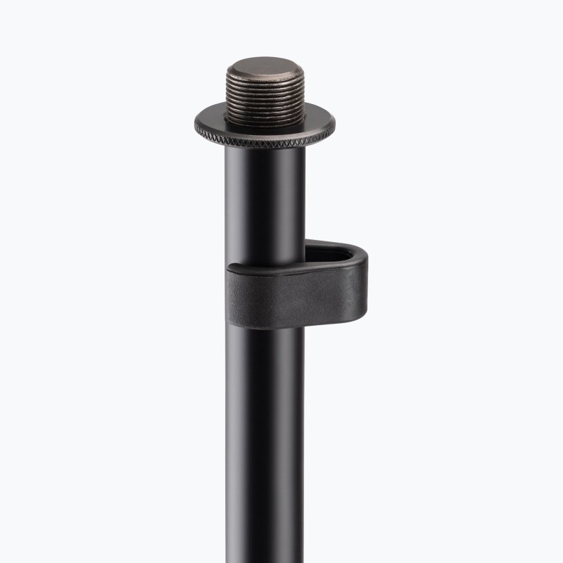 On-Stage TMP-MS9312 Production-Grade Three-Section Mic Stand with 12" Round Base