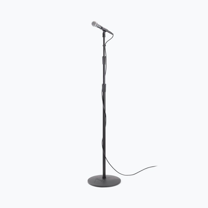 On-Stage TMP-MS9312 Production-Grade Three-Section Mic Stand with 12" Round Base