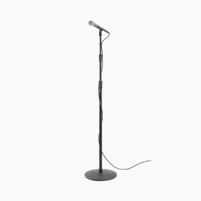 On-Stage TMP-MS9312 Production-Grade Three-Section Mic Stand with 12" Round Base