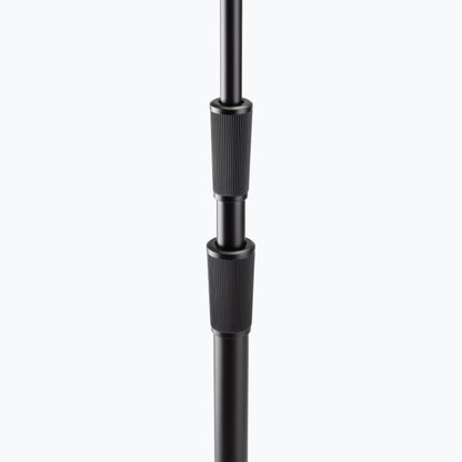 On-Stage TMP-MS9312 Production-Grade Three-Section Mic Stand with 12" Round Base