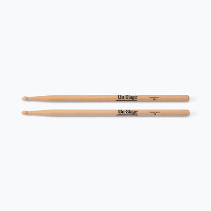 On-Stage TMP-MW5B Maple Drum Sticks (5B, Wood Tip, 12pr)
