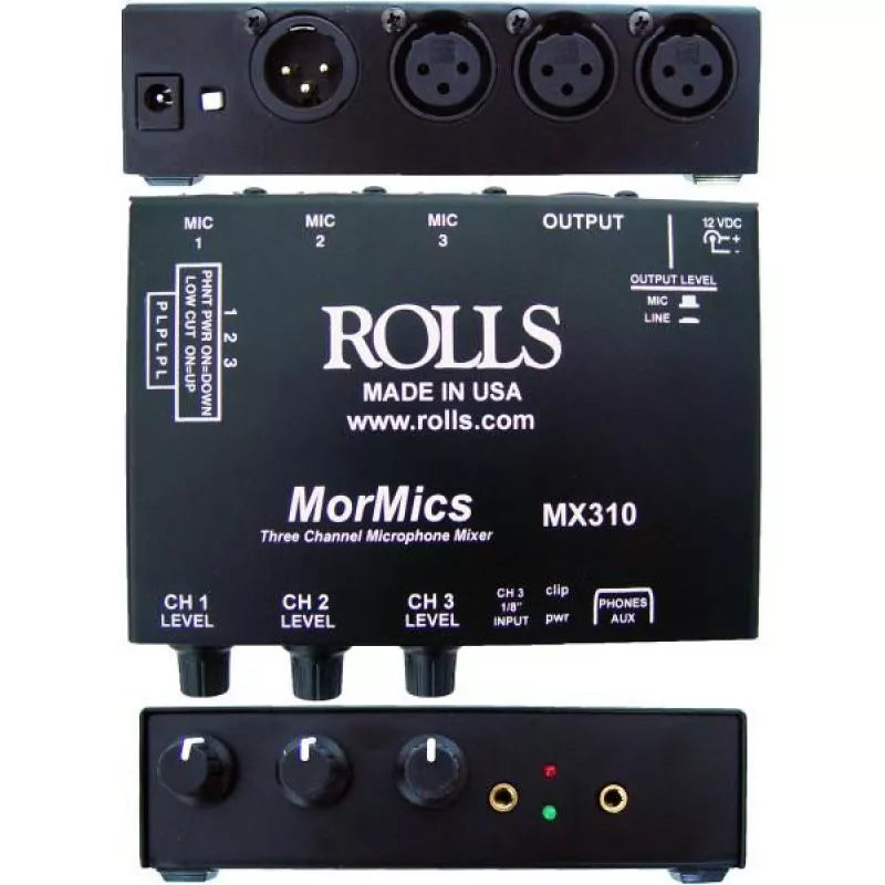 Rolls MX310 3CH MIC MIXER