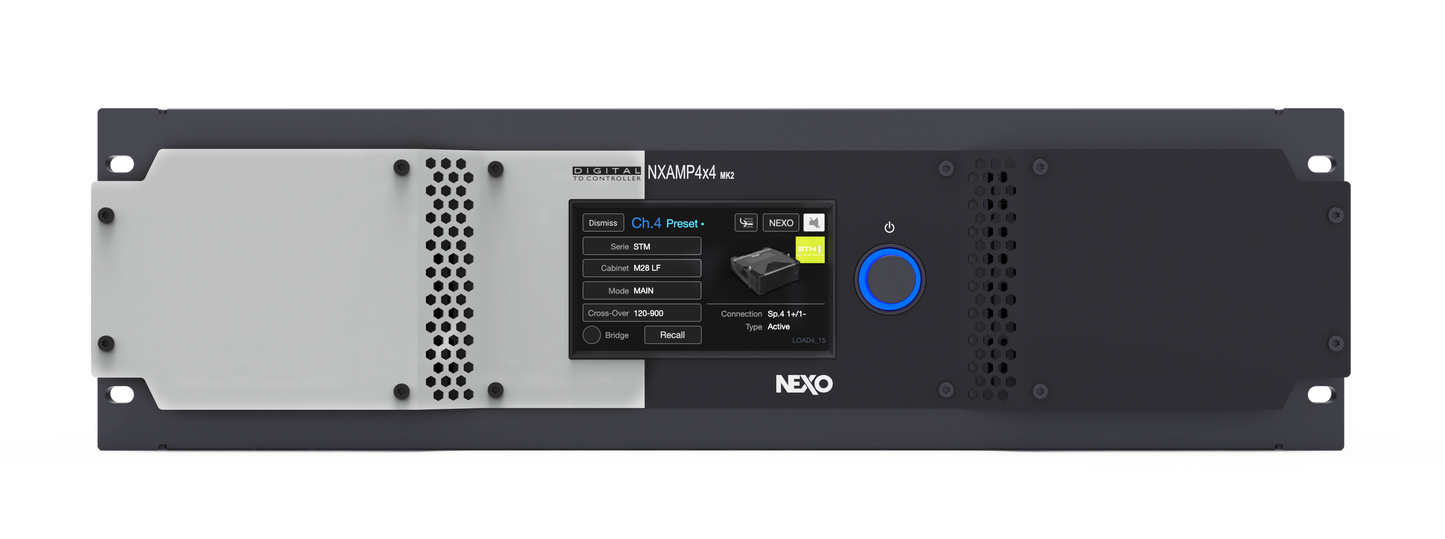 Nexo NXAMP4X4MK2 4 Channel Powered TD Controllers