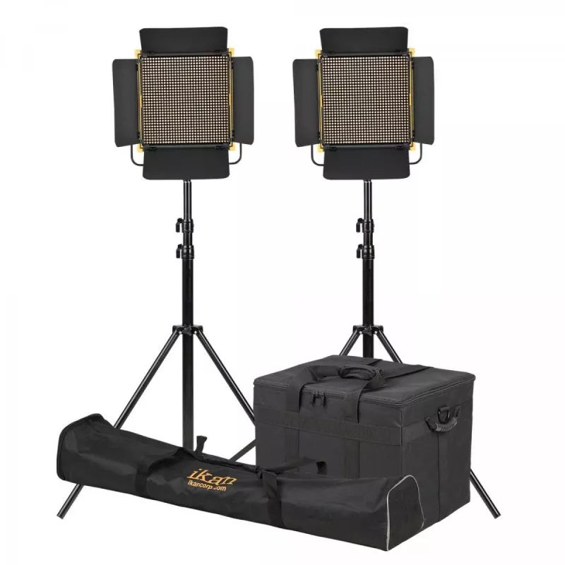 IKAN BMD-BDLKULSDMB Onyx 1 x 1 Bi-Color 2-Point LED Light Kit