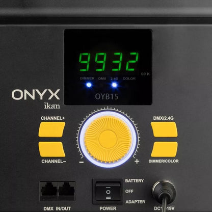 IKAN OYB15 Onyx 2 x 1 Bi-Color 3200K-5600K Aluminum LED Light