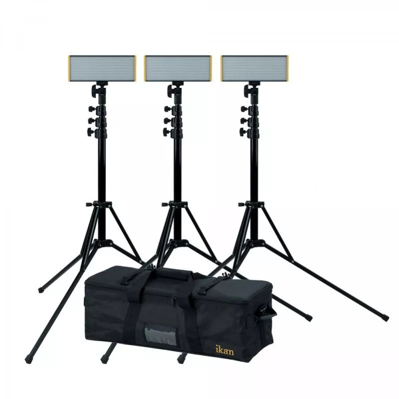 IKAN OYB240-3PT-KIT Oynx 240 Bi-Color 3-Point LED Light Kit