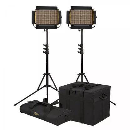 IKAN OYB5-2PT-KIT Onyx Half x 1 Bi-Color 2-Point LED Light Kit