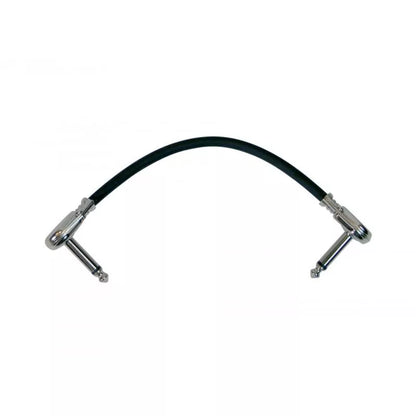 On-Stage TMP-PC506B 6" Patch Cable w/ Pancake Connectors (Black)