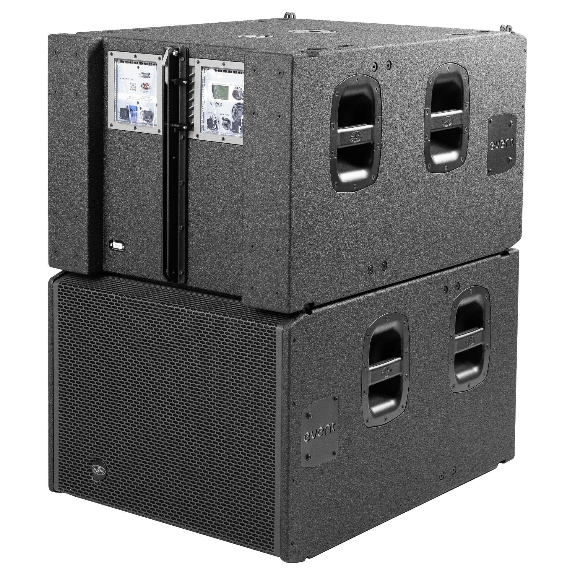 DAS Audio EVENT-118A Powered Subwoofer stacked back