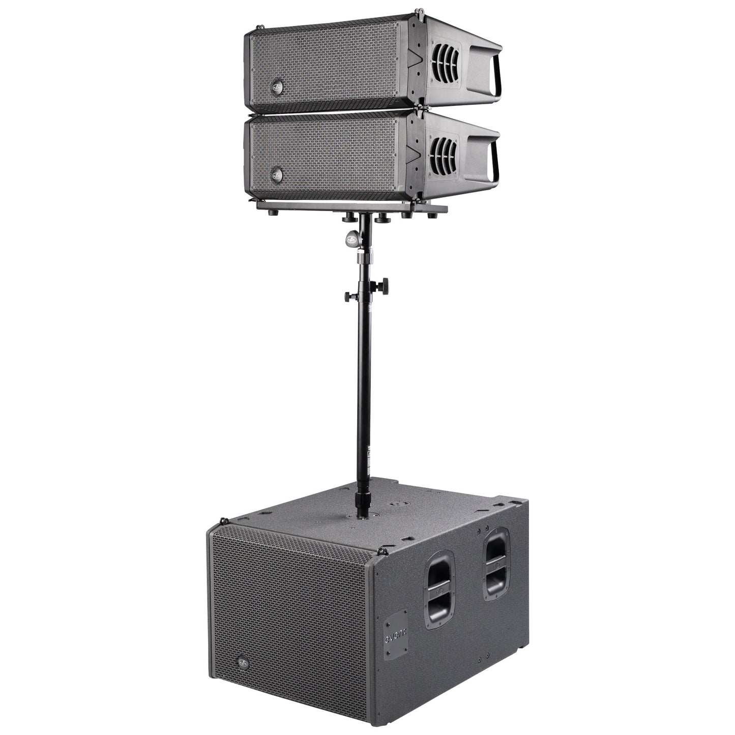 DAS Audio EVENT-28A Powered Line Array Speaker pole mounted