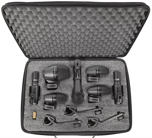 Shure PGADRUMKIT7 Drum Microphone Kit in Case