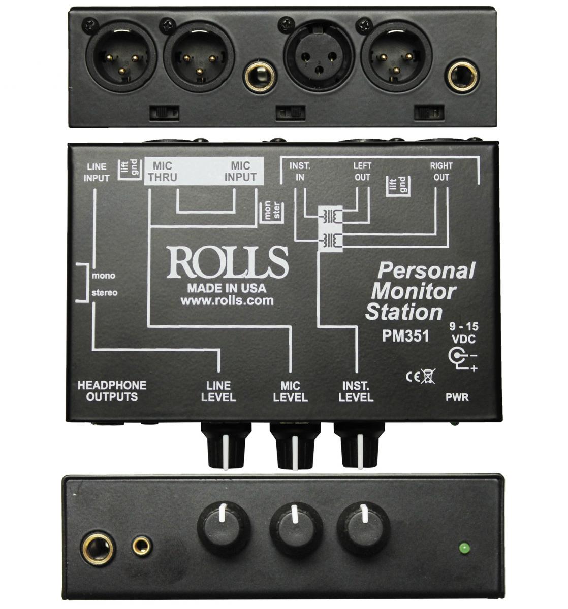 Rolls PM351 Personal Monitor System