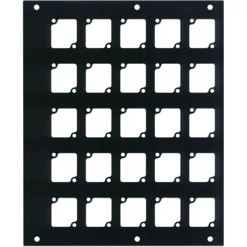 Ace Backstage PNL-1425 Aluminum Super Panel with 25 Connectrix cutouts