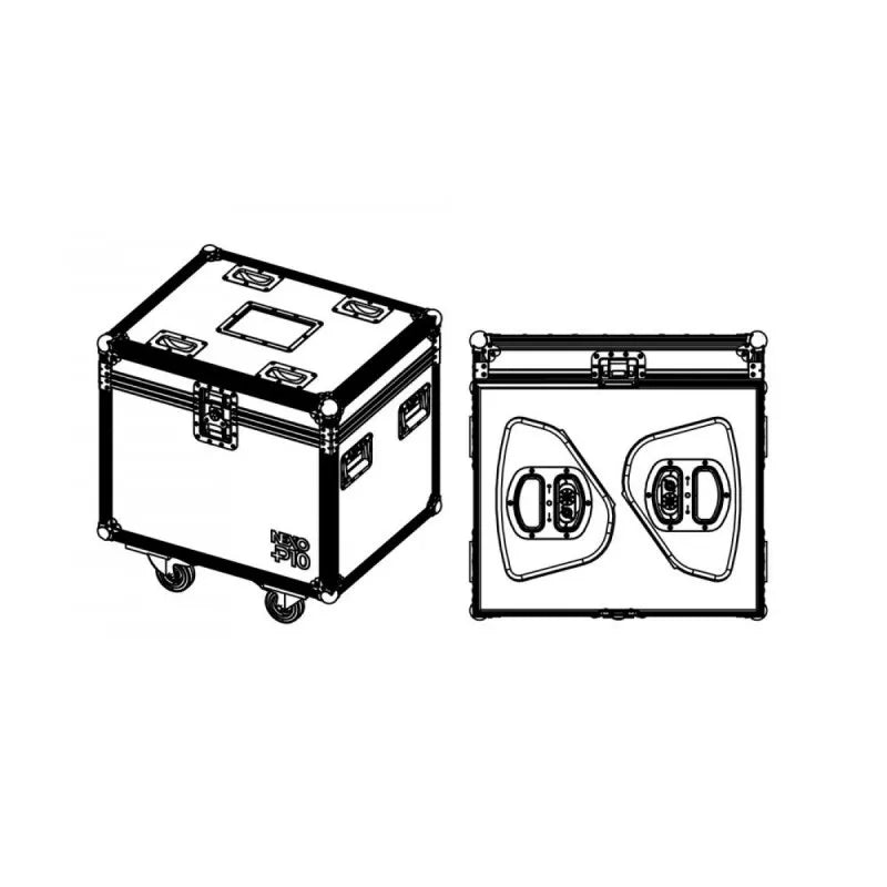 Nexo PNT-2CASE10 Acc, Flight Case for 2 x