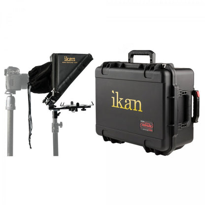 IKAN PT-ELITE-LS-TK Tablet Teleprompter for Light Stands Travel Kit