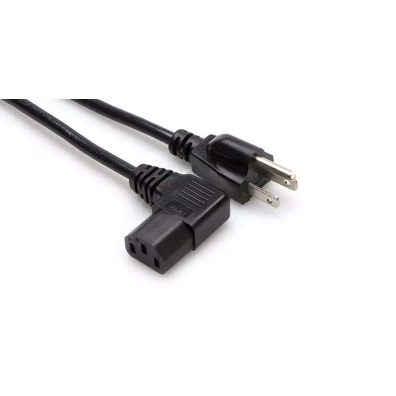 Hosa PWC-141.5R POWER CORD IEC C13 - NEMA 5-15P RA 1.5FT